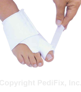 Bunion SoftSplint™ soft, fabric splint Pedifix - White, M, none, none