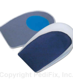  GelStep® Heel Cups with Soft Center Spot - White, S, none, none