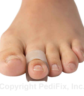  Visco-GEL® Hammer ToeCrutch® for bent-under toe tips. PedFix - White, S