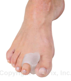 Visco-GEL® Stay-Put Toe Spacers™  PediFix - White, M, none, none