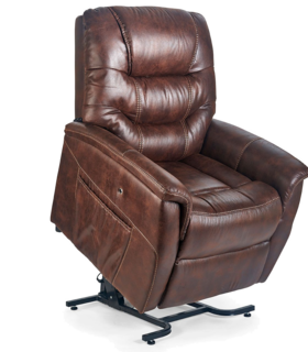 Golden POWER LIFT CHAIR RECLINERS | Dione Large Power Lift Chair Recliner - Brown, Medium/Large, Up to 375 lbs.