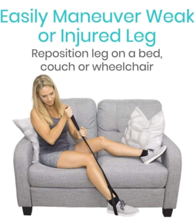 Leg Lift Assist  strap vive health - Black