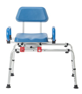 Journey Soft Secure Rotating Transfer Tub Bench - Blue,  up to 300 lbs., none
