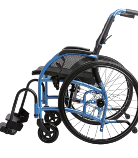 STRONGBACK 24 light weight mobility wheelchair - Blue, Medium,  up to 300 lbs., Carbon