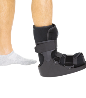 Walker Boot Walker Brace Walking Boot Short Vive Health - Black, S