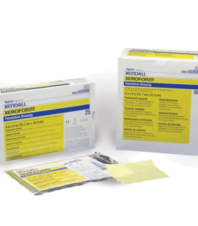 Xeroform Occlusive Petrolatum Gauze sterile medline - Yellow
