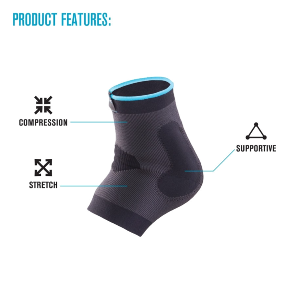  DELUXE ELASTIC ANKLE Expansion panels Fits left of right Donjoy DA161AV02-M