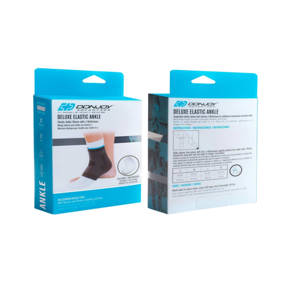  DELUXE ELASTIC ANKLE Expansion panels Fits left of right Donjoy DA161AV02-M