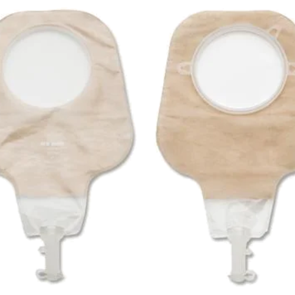  New Image 2-Piece High Output Drainable Pouches 1.75 Floating Flange HTP18012H