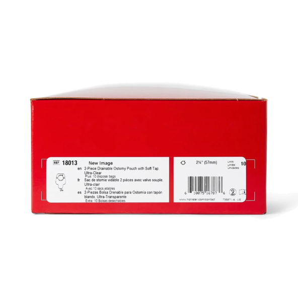  New Image 2-Piece High Output Drainable Pouches 1.75 Floating Flange HTP18012H