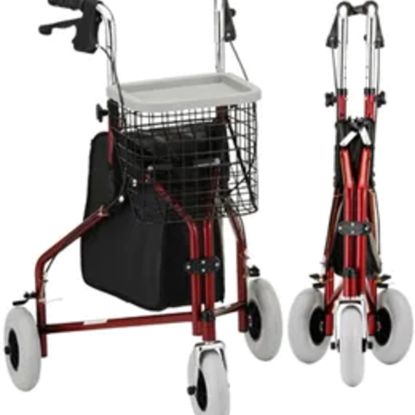 3 Wheel Rollator Walker - 4900RD