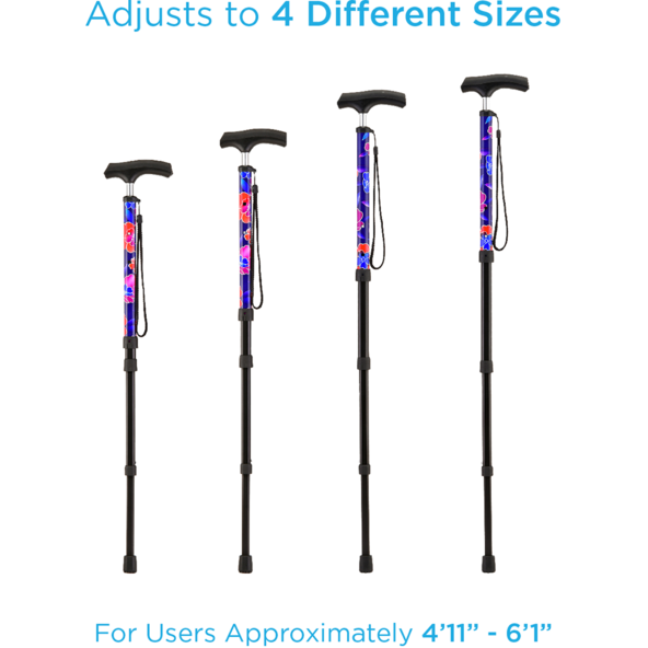 Compact Travel Cane with Strap