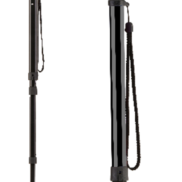 Compact Travel Cane with Strap - 3070BK