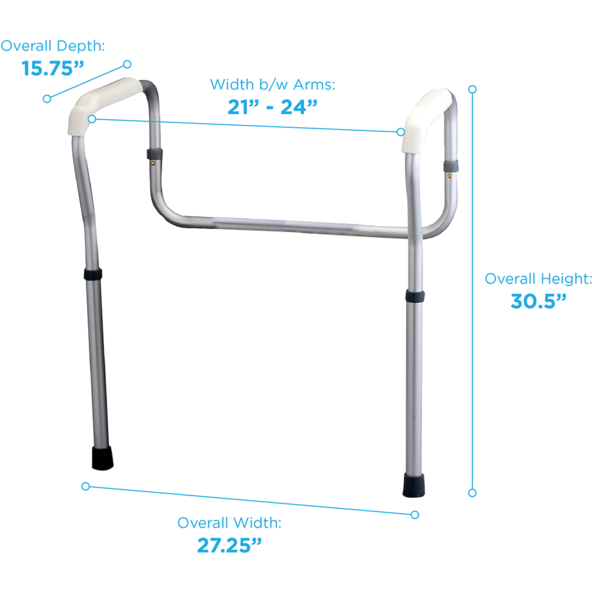 Toilet Support Rails - 8200