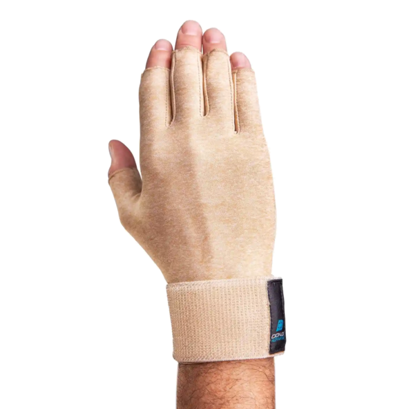 ARTHRITIS COMPRESSION GLOVES (PAIR) TAN COLOUR Donjoy DA191GL01-TAN-M