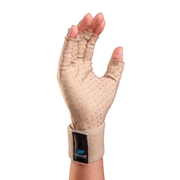 ARTHRITIS COMPRESSION GLOVES (PAIR) TAN COLOUR Donjoy DA191GL01-TAN-M