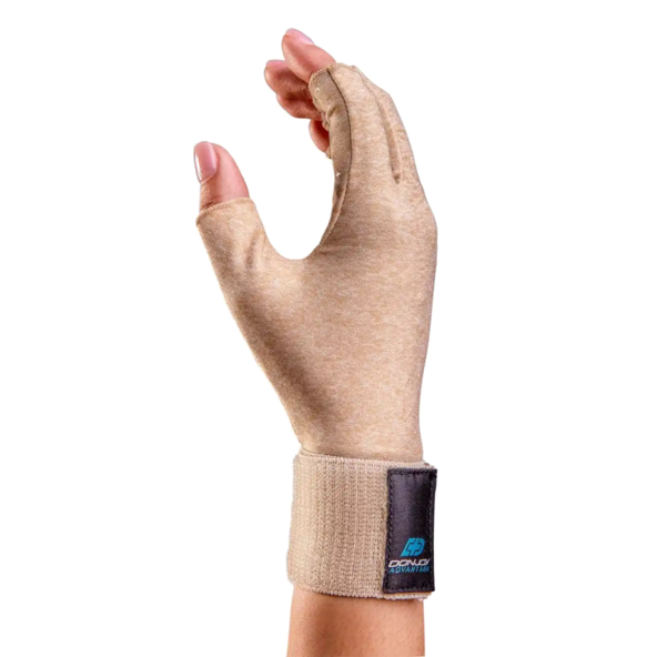 ARTHRITIS COMPRESSION GLOVES (PAIR) TAN COLOUR Donjoy DA191GL01-TAN-M