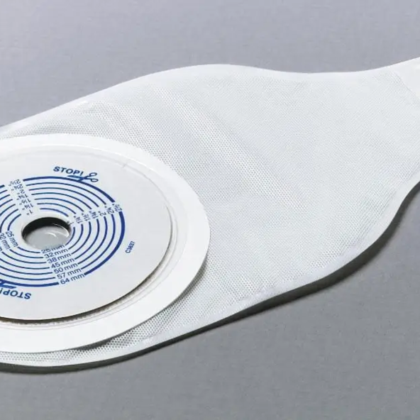 ActiveLife® 1-Piece Drainable Ostomy Pouch – 12", Transparent, Cut-to-Fit (¾"–2½") - SQU022771