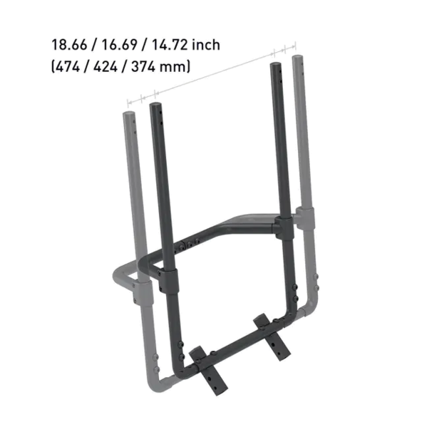 Adjustable Backrest Mounting System (78) 1820 24-10065-1 C2