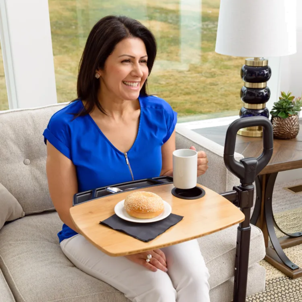 Assist-A-Tray for couch easy to stand Adjustable height Stander STR-2050