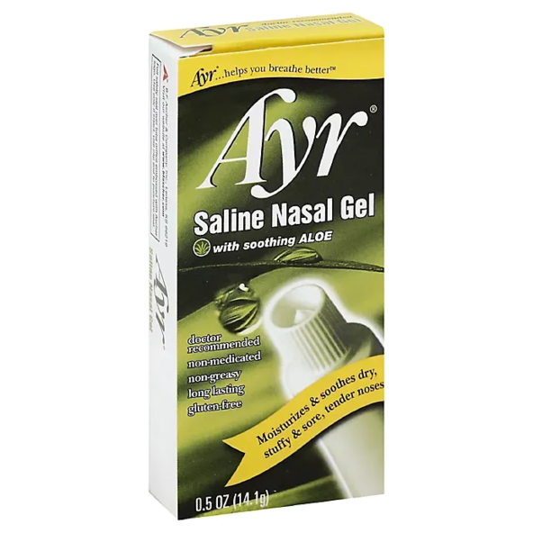 Ayr Saline Nasal Gel0.5oz compatible with nasal membranes ayr