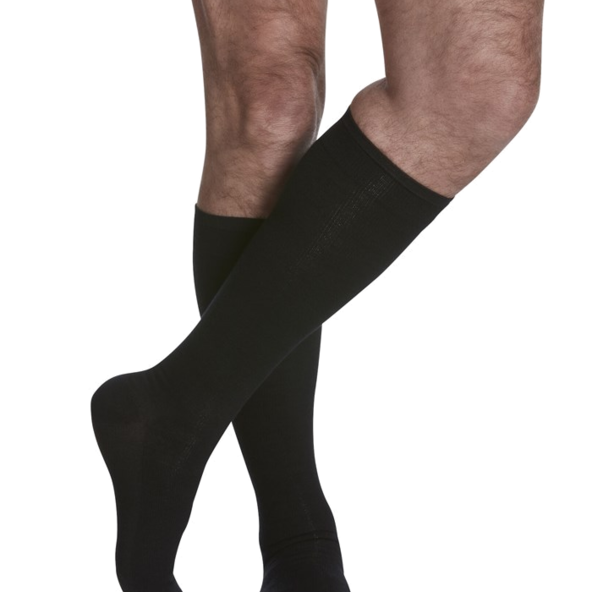 Compression socks knee high black