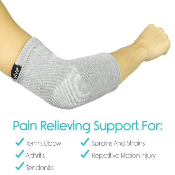 Bamboo Elbow Sleeves compression Vive Health SUP1015S
