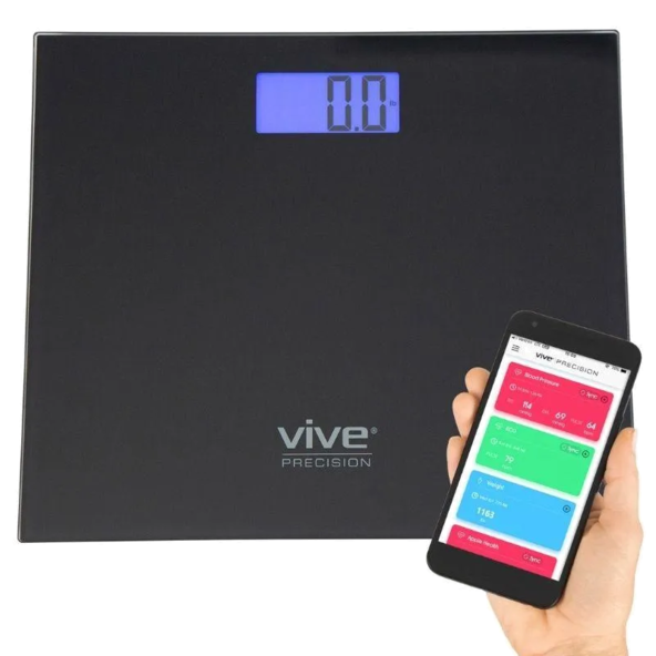 Bariatric Scale Compatible with Smart Devices Auto-Off Function Vive DMD1048BLK