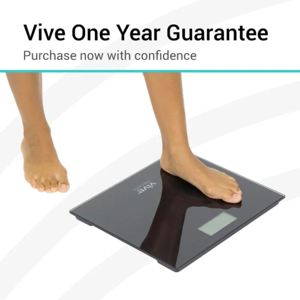 Bariatric Scale Compatible with Smart Devices Auto-Off Function Vive DMD1048BLK