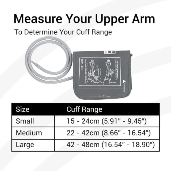Blood Pressure Monitor Replacement Cuff - DMD1038GRYL
