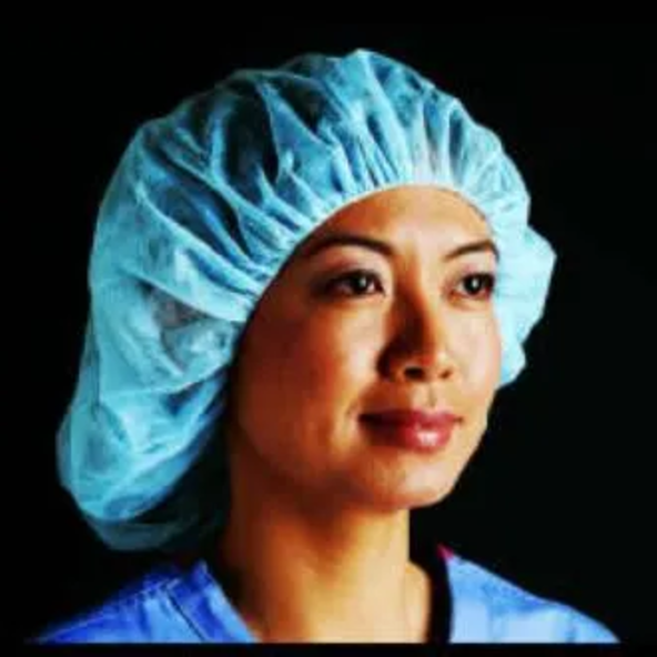 Bouffant Cap One Size Fits Most Blue Elastic Closure CAP, BOUF PREM BLU (75BX) 447550