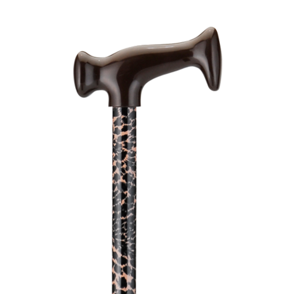 CANE T-GRIP LEOPARD classic cane design ANTI-RATTLE LOCK 652308702805