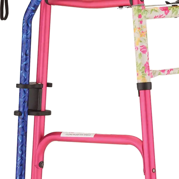 Cane Holder for Rollator and Folding Walker CH-4000R