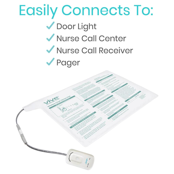 Chair Alarm with Pager safety alarm Vive health LVA2063CHR