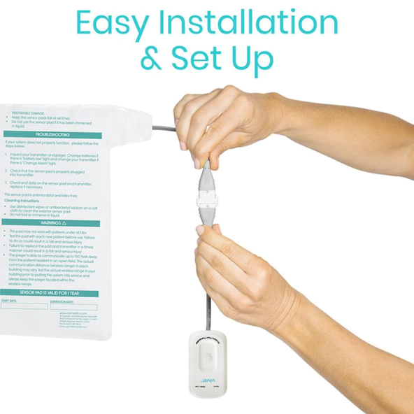 Chair Alarm with Pager safety alarm Vive health LVA2063CHR