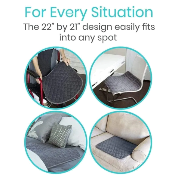 Chair Incontinence Pads Vive LVA2040GRY