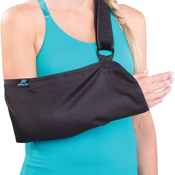 Comfort Shoulder Arm Sling Fully padded strap Immobilization Donjoy BEL-DA161AR01-BLK