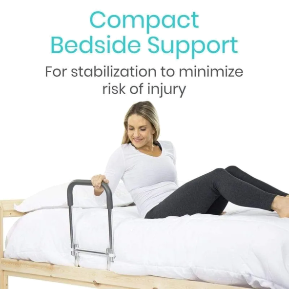 Compact Bed Rail SECURE ANCHOR STRAP DROPDOWN Vive Health LVA2009SLVB