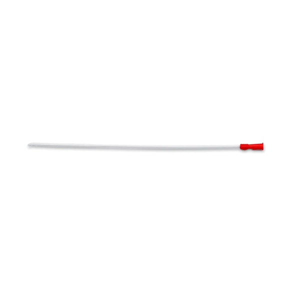 Cure Catheter® Urethral Catheter, Coude Tip, Uncoated PVC, 18FR, 16 Inch, 30 per Box 842541