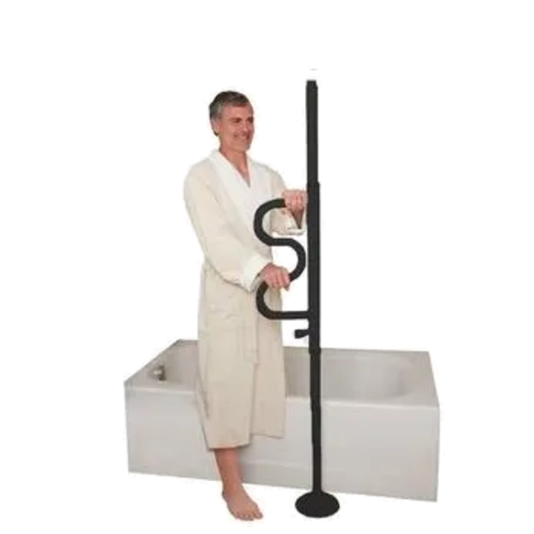 Curve Grab Bar Ladder WALL-MOUNTED for Bathroom Stander 9000black