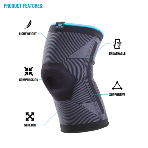 DELUXE ELASTIC KNEE - DA161KS02-BLK-M