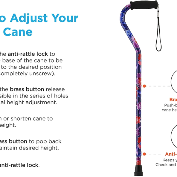 Designer Walking Cane 1075PL