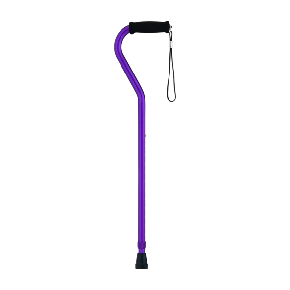 Designer Walking Cane nova medical HD OFFSET CANE PURPLE 1075PR