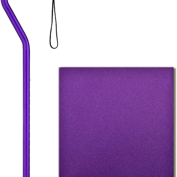 Designer Walking Cane nova medical HD OFFSET CANE PURPLE 1075PR