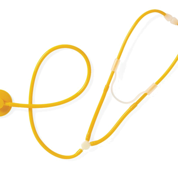 Disposable Stethoscope with Plastic Binaural Chest Piece MDS9543 