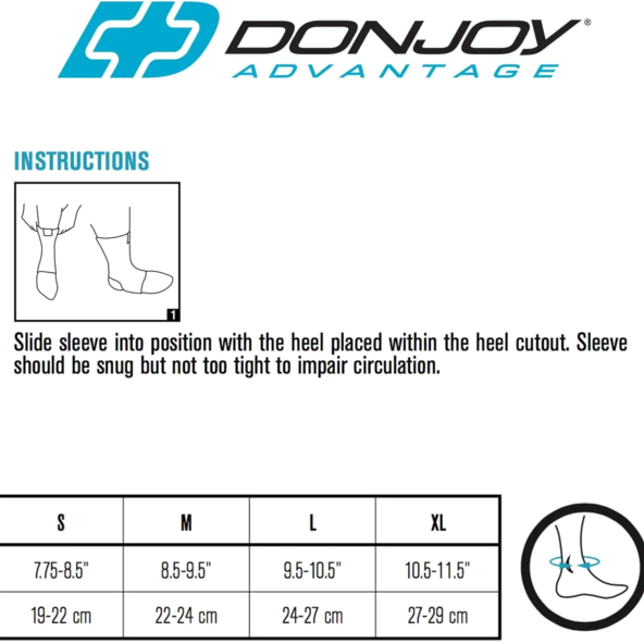 Elastic Ankle Brace Breathable and Compressive - DA161AV01-BLK-L