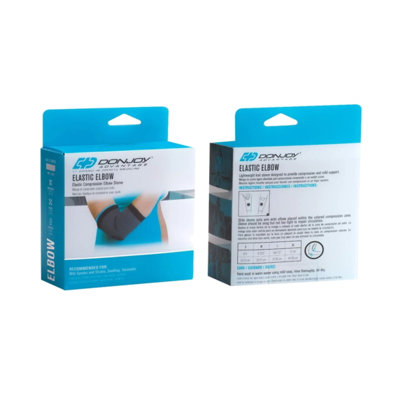 ELASTIC ELBOW Sleeve low profile Breathable DonJoy Advantage DA161ES01-BLK-L