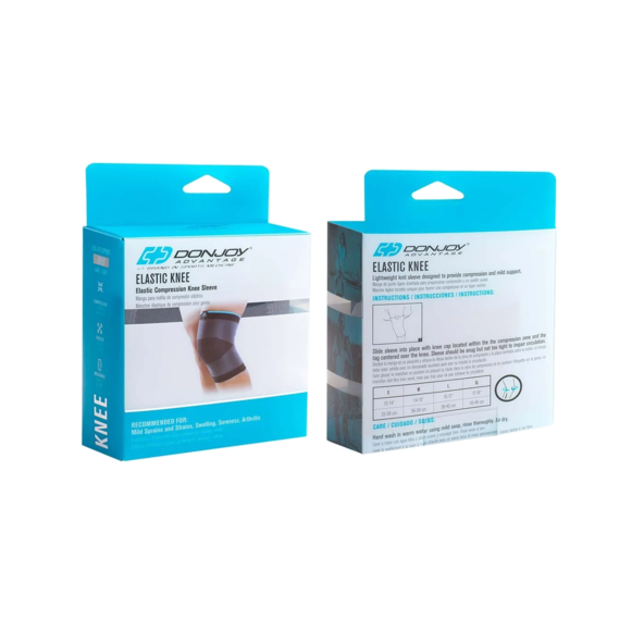 ELASTIC KNEE SLEEVE DA161KS01-BLK-S