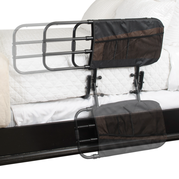 EZ Adjust Bed Rail Versatile Swings Down 180 Degrees Stander 8000