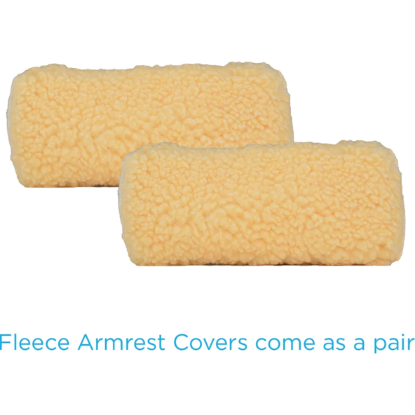 FLEECE ARM CUSHION COVERS for wheelchair pair EASILY ATTACHES Nova 2624-R